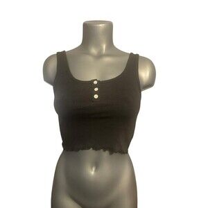 American Eagle crop top tank gray xs